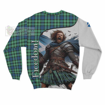 Graham Crest Tartan Sweatshirt Inspired by the Freedom of Scottish Warrior