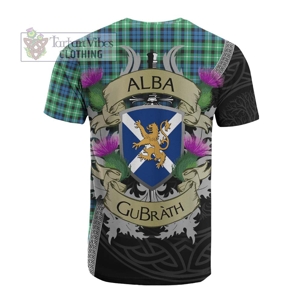 Tartan Vibes Clothing Graham Tartan Family Crest Cotton T-shirt Lion Rampant Royal Thistle Shield Celtic Inspired