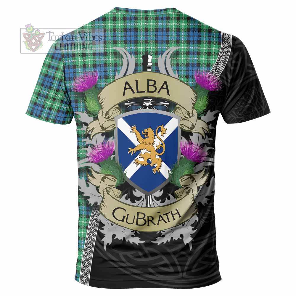 Tartan Vibes Clothing Graham Tartan Family Crest T-Shirt Lion Rampant Royal Thistle Shield Celtic Inspired