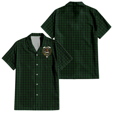 Graham Tartan Hawaiian Shirt with Family Crest