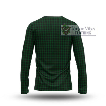 Graham Tartan Long Sleeve T-Shirt with Family Crest DNA In Me Style - Tartanvibesclothing Shop