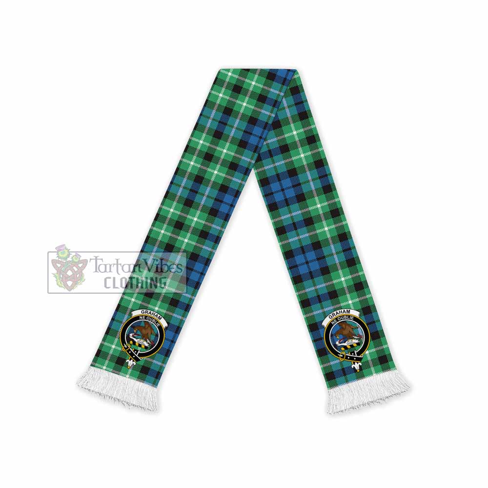 Tartan Vibes Clothing Graham Tartan Ruffneck Scarf with Family Crest