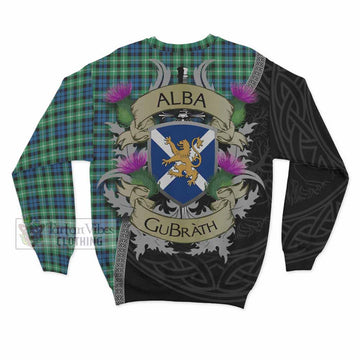 Graham Tartan Family Crest Sweatshirt Lion Rampant Royal Thistle Shield Celtic Inspired