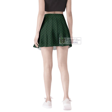 Graham Tartan Women's Plated Mini Skirt