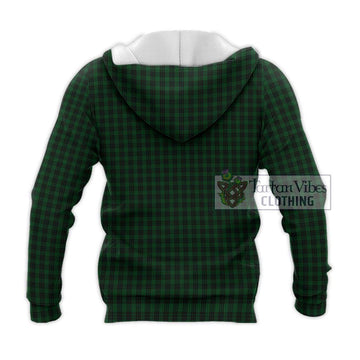 Graham Tartan Knitted Hoodie with Family Crest DNA In Me Style