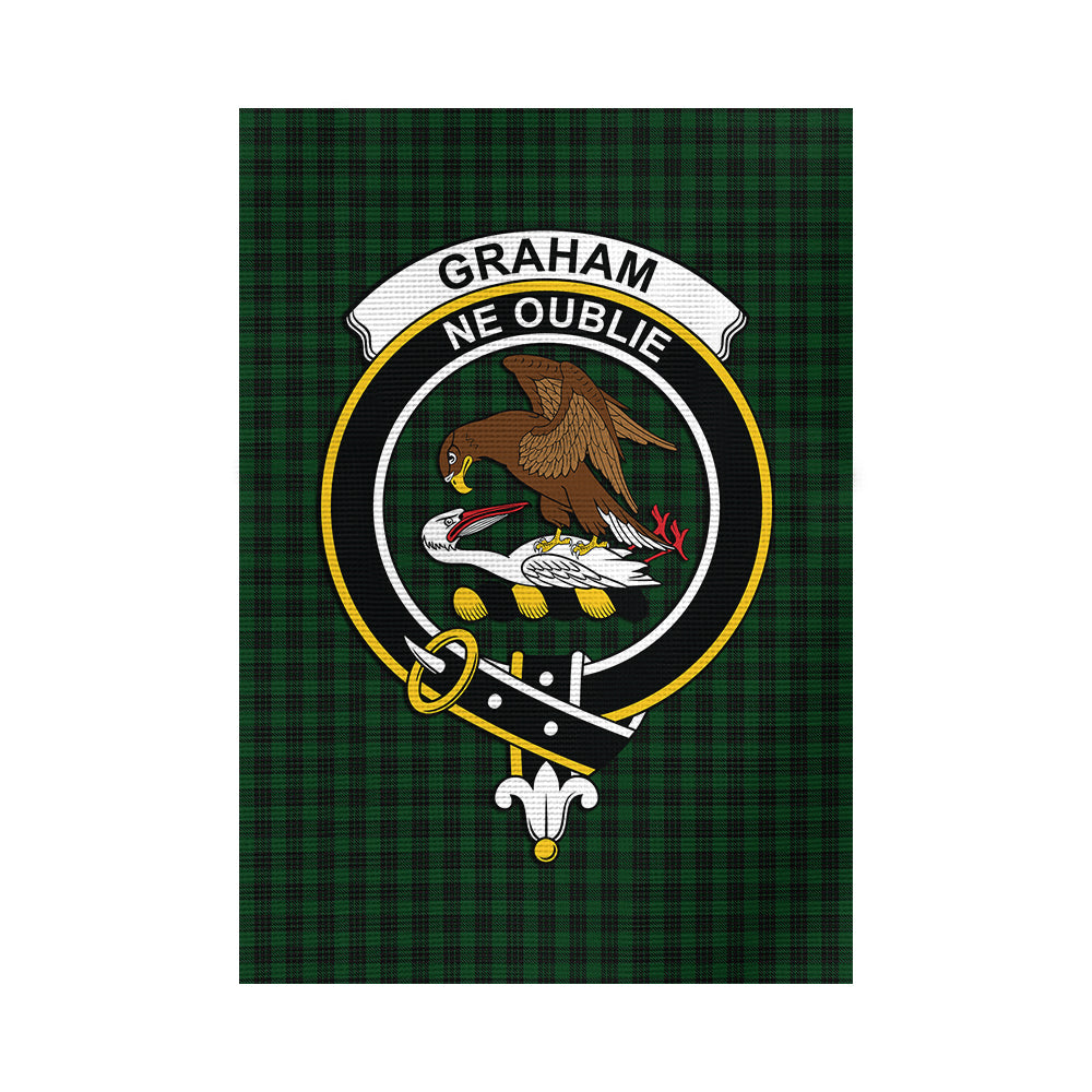 Graham Tartan Flag with Family Crest - Tartan Vibes Clothing