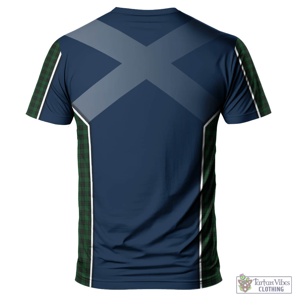 Tartan Vibes Clothing Graham Tartan T-Shirt with Family Crest and Lion Rampant Vibes Sport Style