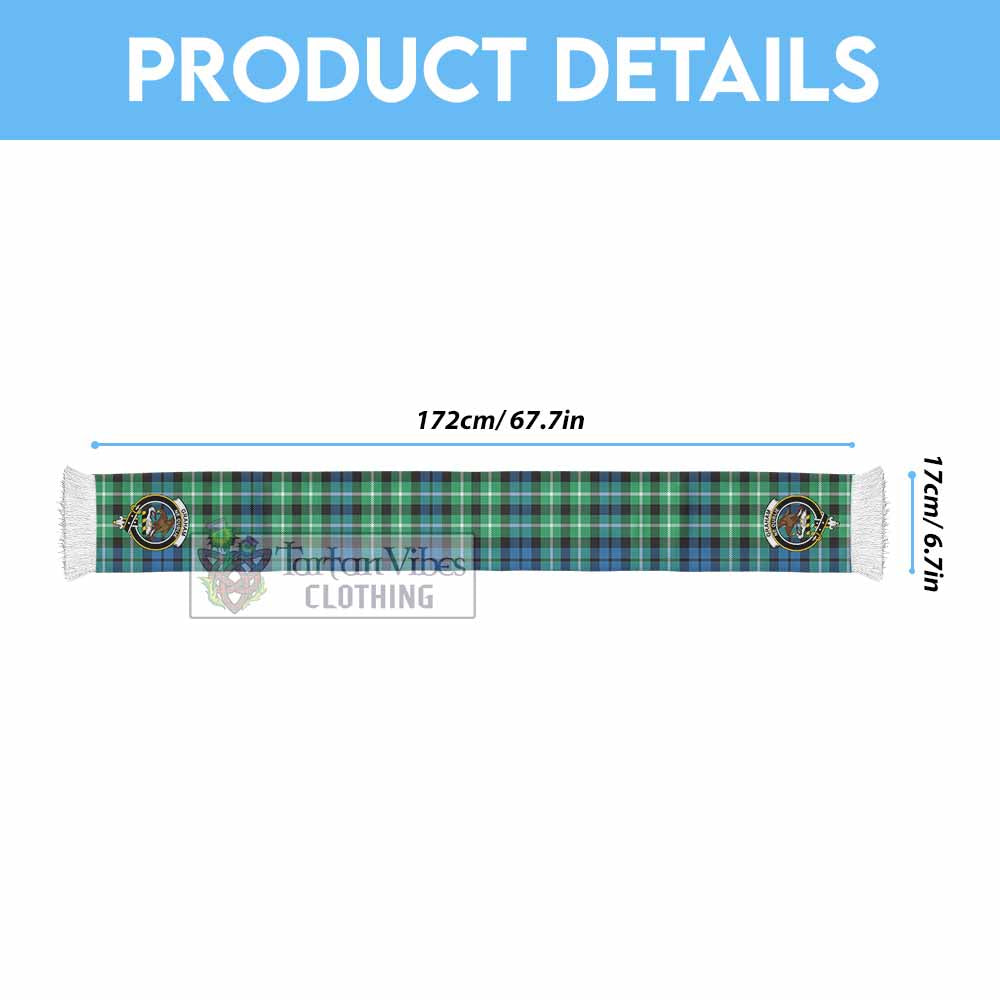 Tartan Vibes Clothing Graham Tartan Ruffneck Scarf with Family Crest