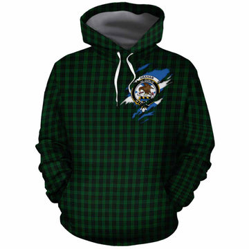 Graham Clan Crest In Me Tartan Cotton Hoodie Scotland Flag Style