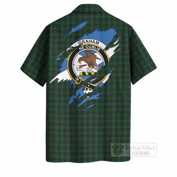 Graham Clan Crest In Me Tartan Hawaiian Shirt Scotland Flag Style