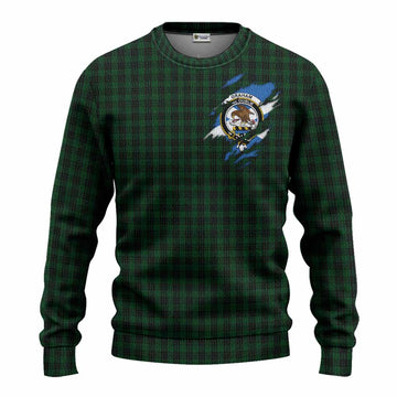 Graham Clan Crest In Me Tartan Knitted Sweater Scotland Flag Style