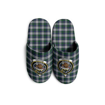 Graham Dress Tartan Home Slippers with Family Crest