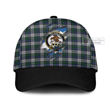 Graham Dress Tartan Classic Cap with Family Crest In Me Style