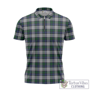 Graham Dress Tartan Zipper Polo Shirt