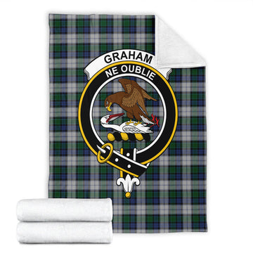 Graham Dress Tartan Blanket with Family Crest