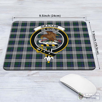 Graham Dress Tartan Mouse Pad with Family Crest