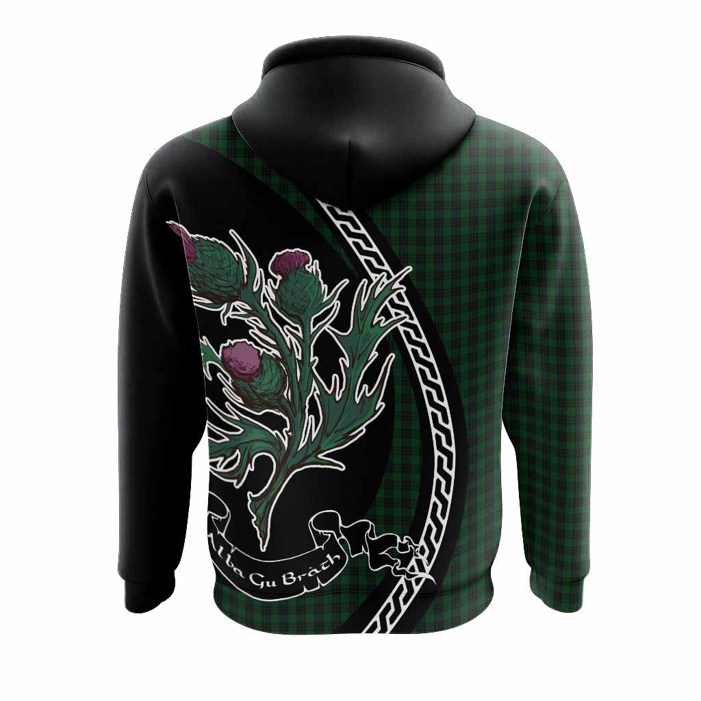 Graham Family Crest Tartan Hoodie Alba Thistle Inspired - Tartan Vibes Clothing