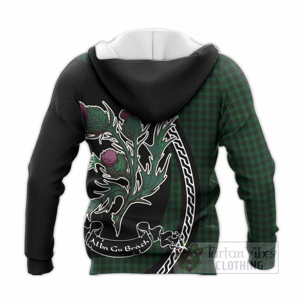 Graham Family Crest Tartan Knitted Hoodie Alba Thistle Inspired - Tartan Vibes Clothing