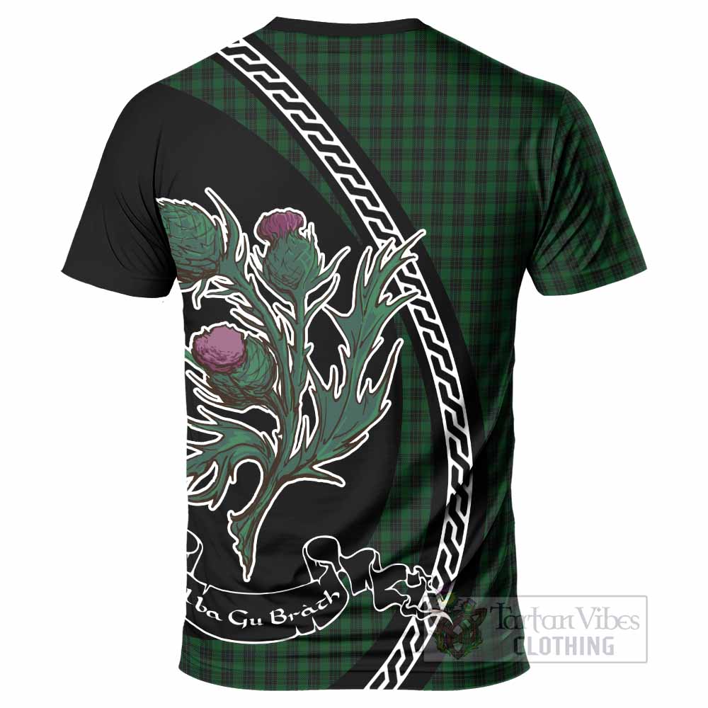 Graham Family Crest Tartan T-Shirt Alba Thistle Inspired - Tartan Vibes Clothing