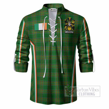 Graham Irish Clan Coat of Arm Tartan Ghillie Shirt Flag Style