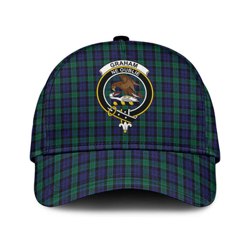 Graham of Menteith Tartan Classic Cap with Family Crest