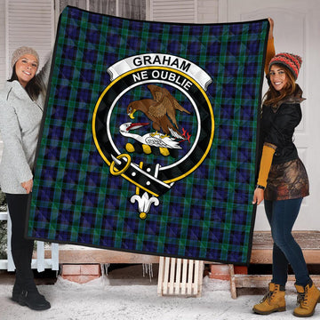 graham-of-menteith-tartan-quilt-with-family-crest