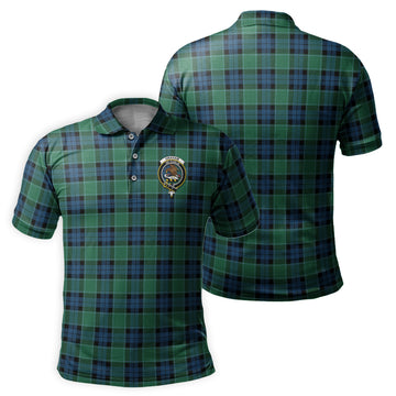 Graham of Menteith Ancient Tartan Men's Polo Shirt with Family Crest
