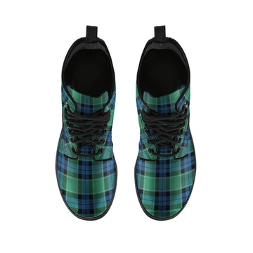 Graham of Menteith Ancient Tartan Leather Boots
