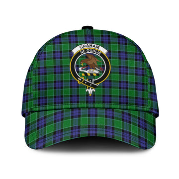 Graham of Menteith Modern Tartan Classic Cap with Family Crest
