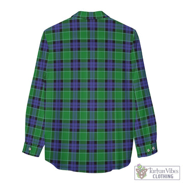 Graham of Menteith Modern Tartan Womens Casual Shirt with Family Crest
