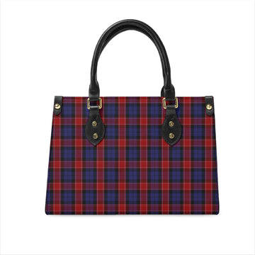 Graham of Menteith Red Tartan Leather Bag