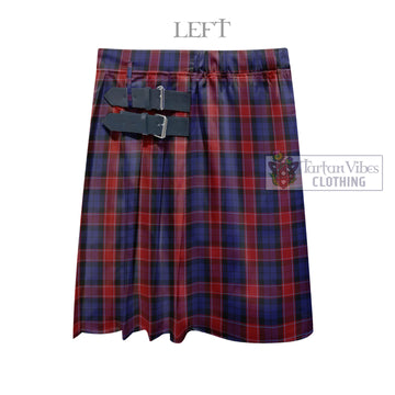 Graham of Menteith Red Tartan Men's Pleated Skirt - Fashion Casual Retro Scottish Kilt Style