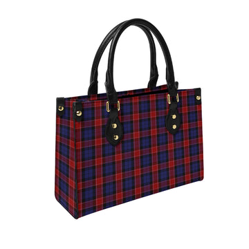 Graham of Menteith Red Tartan Leather Bag
