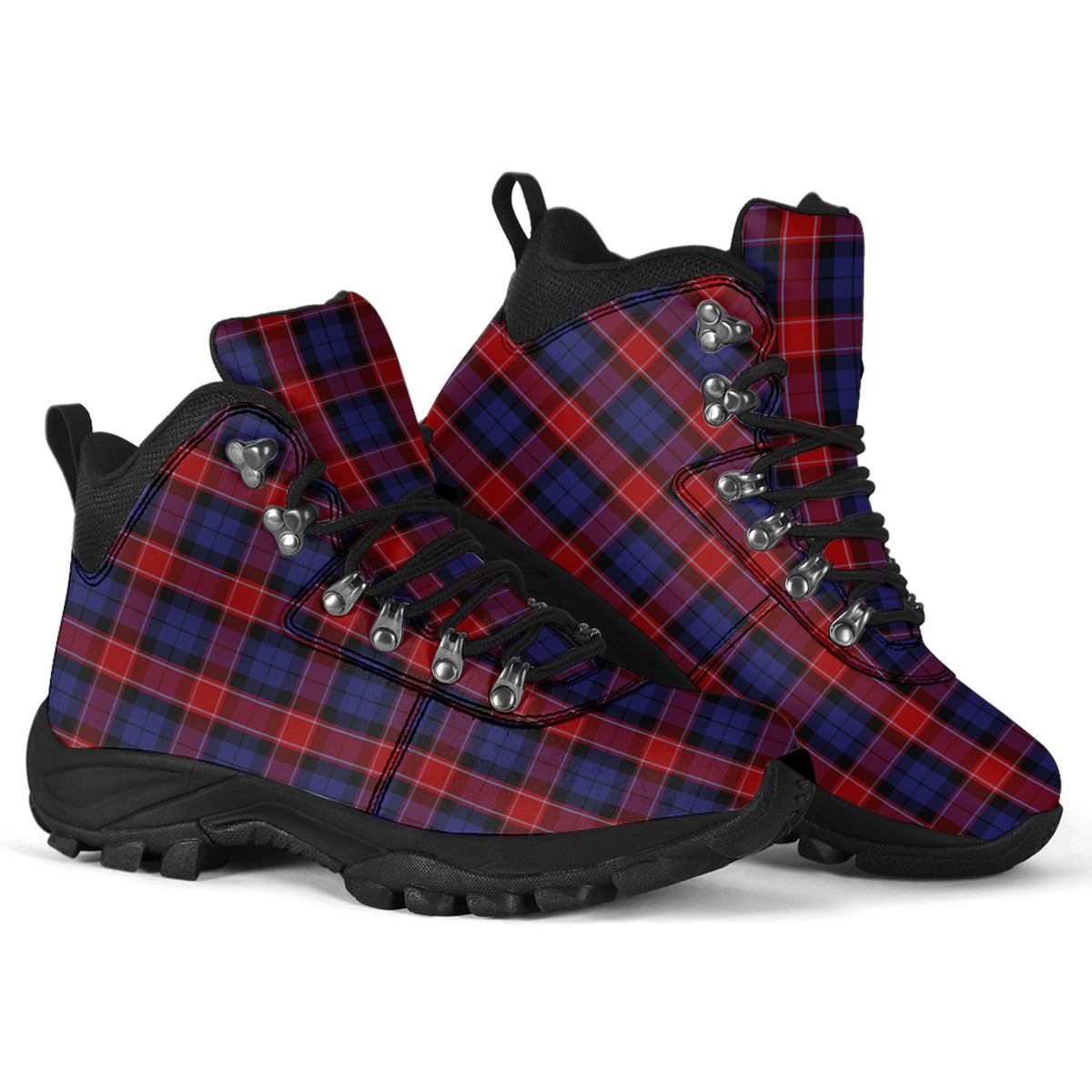 Graham of Menteith Red Tartan Alpine Boots - Tartanvibesclothing