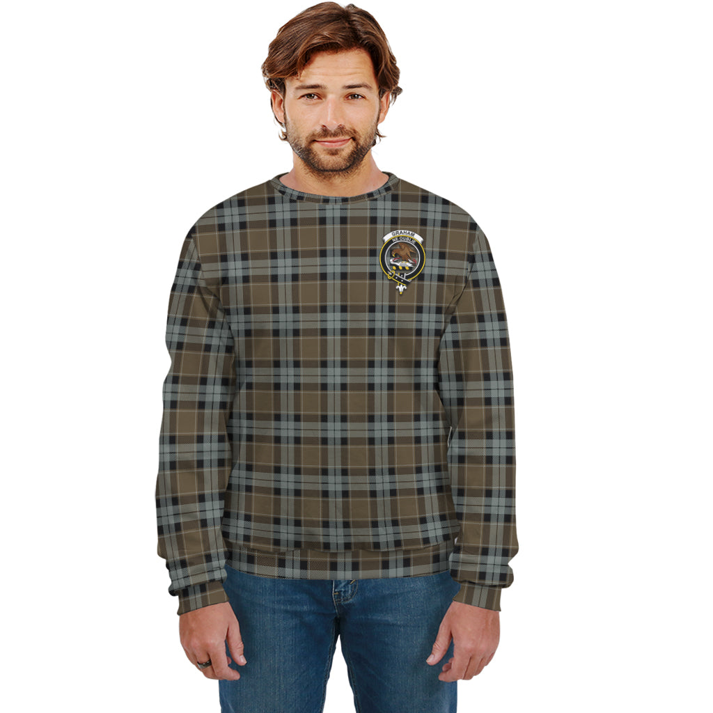 graham-of-menteith-weathered-tartan-sweatshirt-with-family-crest