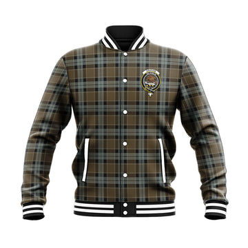 Graham of Menteith Weathered Tartan Baseball Jacket with Family Crest