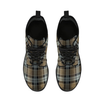 Graham of Menteith Weathered Tartan Leather Boots
