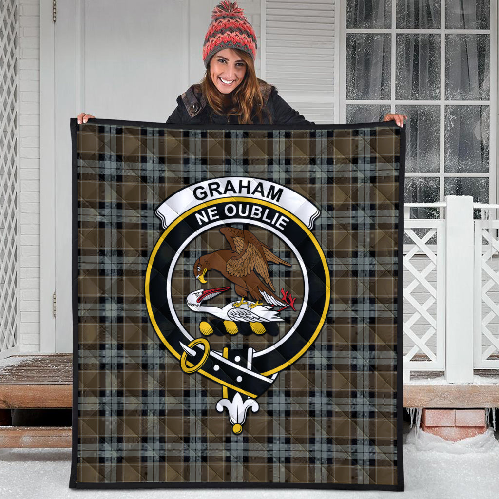 graham-of-menteith-weathered-tartan-quilt-with-family-crest