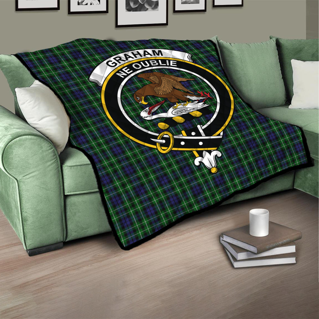 graham-of-montrose-tartan-quilt-with-family-crest