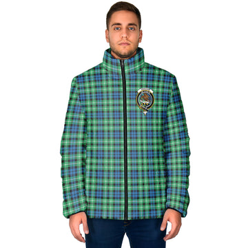 Graham of Montrose Ancient Tartan Padded Jacket with Family Crest