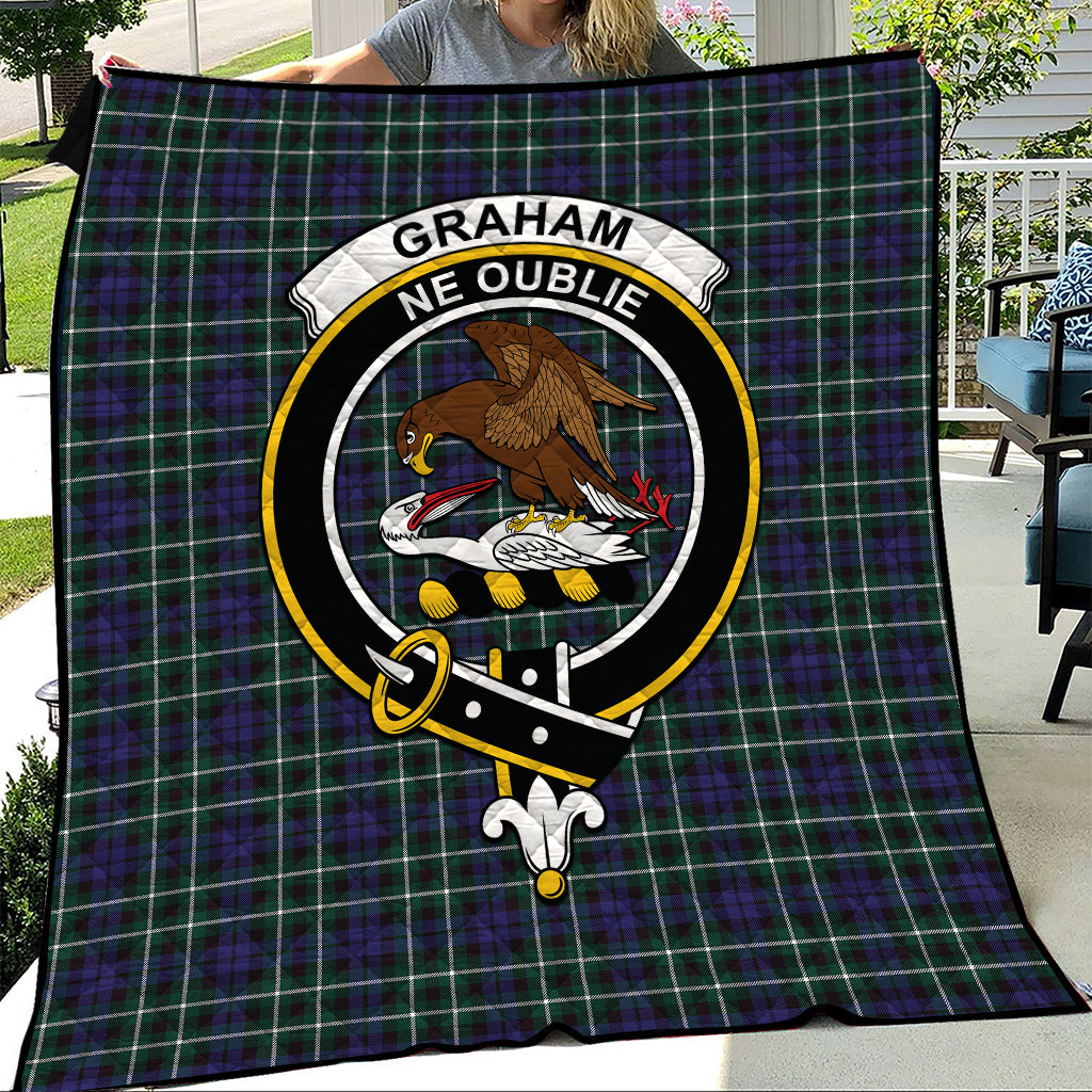 graham-of-montrose-modern-tartan-quilt-with-family-crest