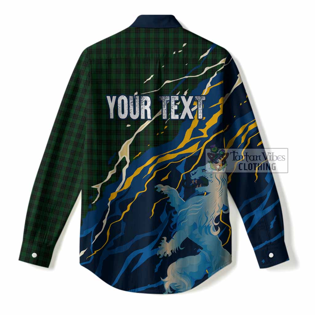 Graham Scotland Tartan Women Casual Shirt WC2026 Football - We'll Be Coming