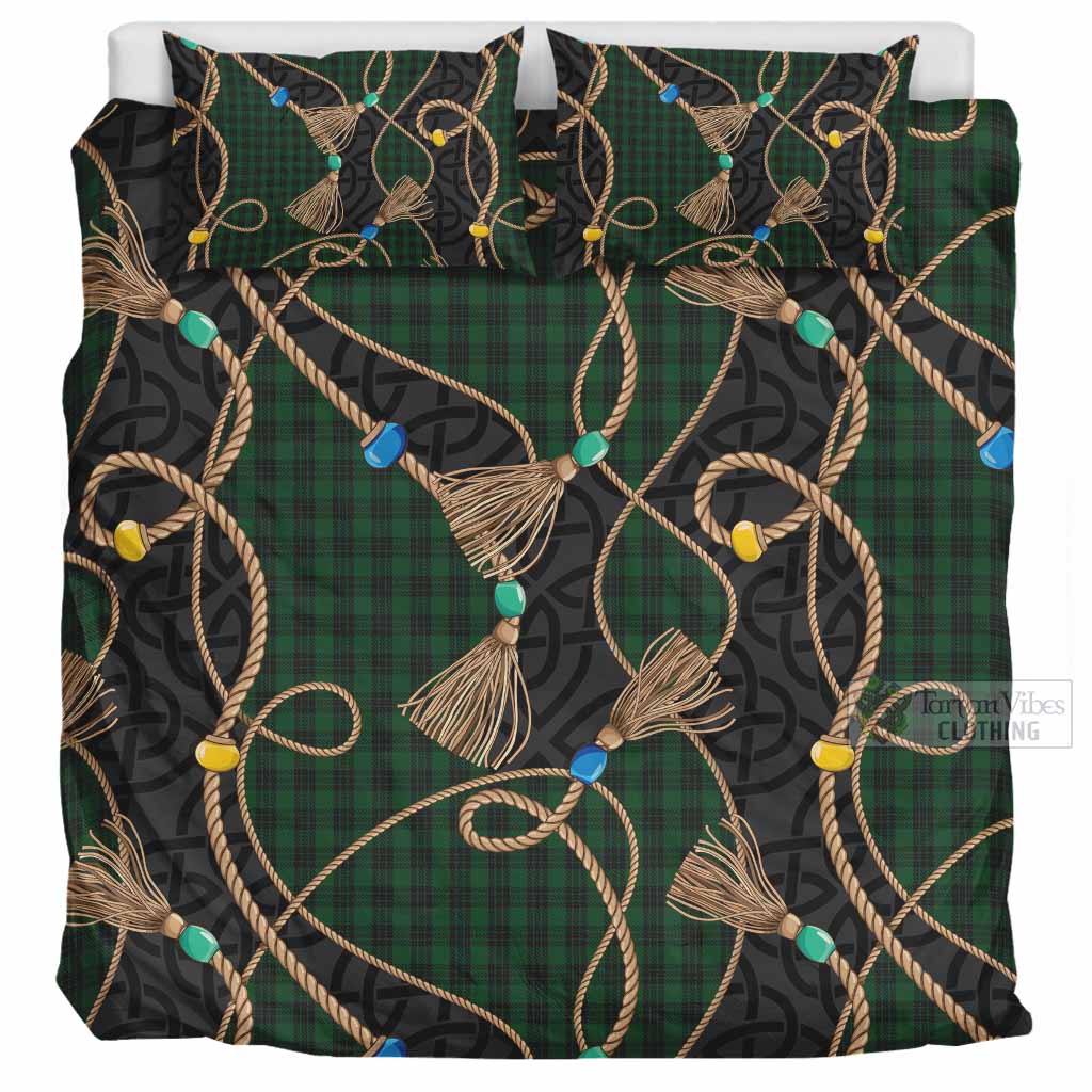 Graham Scottish Tartan Twisted Ropes Stylized Bedding Set UK Bedding Set UK Super King 104*94 inch - Tartan Vibes Clothing