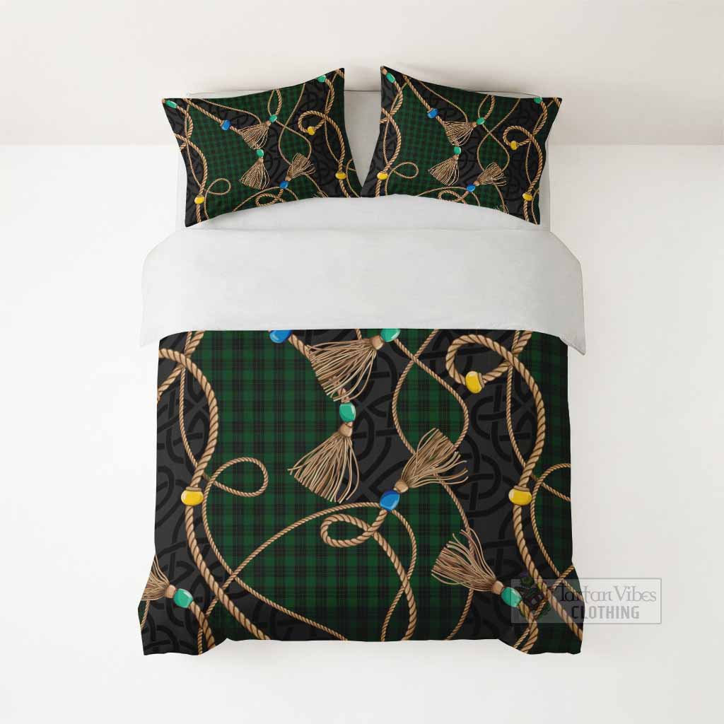 Graham Scottish Tartan Twisted Ropes Stylized Bedding Set - Tartan Vibes Clothing