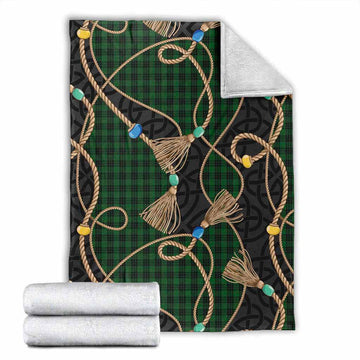 Graham Scottish Tartan Twisted Ropes Stylized Blanket