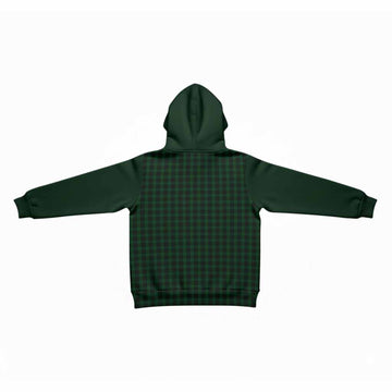 Graham Tartan Accent Kid Hoodie with Family Crest