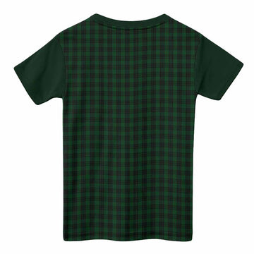 Graham Tartan Accent Kid T-shirt with Family Crest