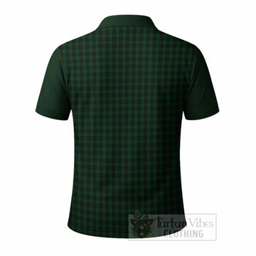 Graham Tartan Accent Polo Shirt with Family Crest