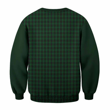 Graham Tartan Accent Sweatshirt with Family Crest