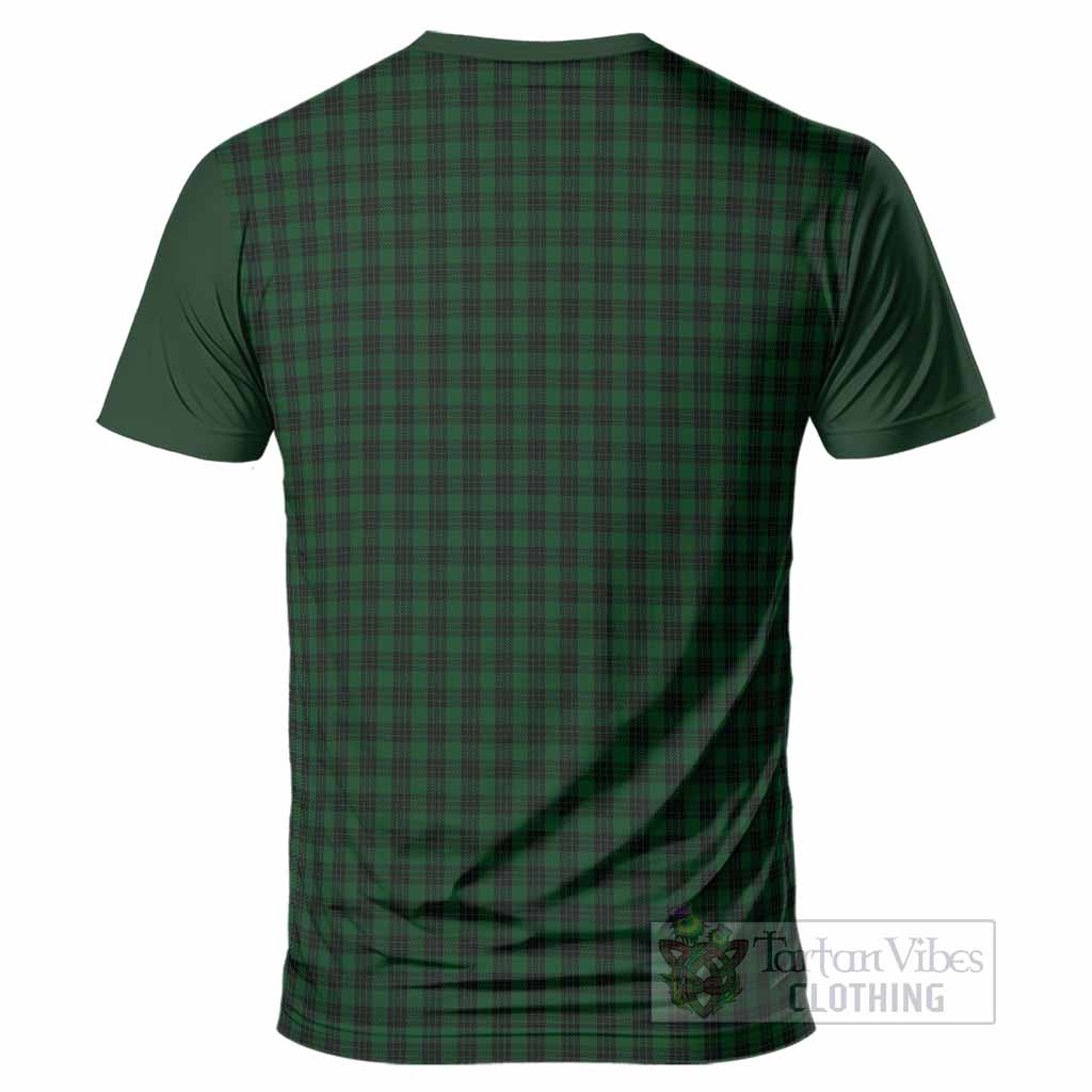 Graham Tartan Accent T-Shirt with Family Crest